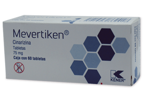 Mevertiken 75 Mg Con 60 Tabletas