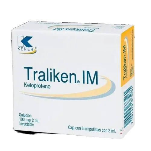 Traliken Im 100 Mg Con 6 Ampolletas