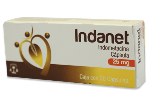 Indanet 25 Mg Con 30 Cápsulas