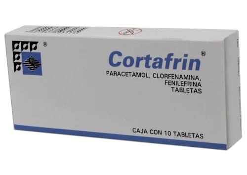 Cortafrin 10 tabletas 300/4/5 mg precio