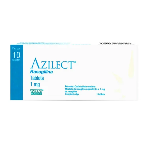 Comprar Azilect 1 Mg Con 10 Tabletas