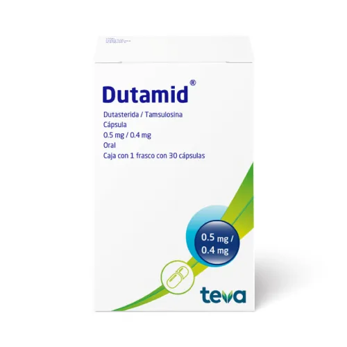 Comprar Dutamid 0.5/0.4 mg Con 30 Cápsulas