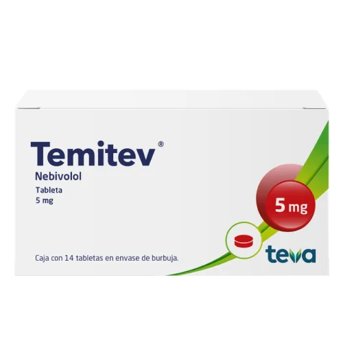 Comprar Temitev 5 Mg Con 14 Tabletas