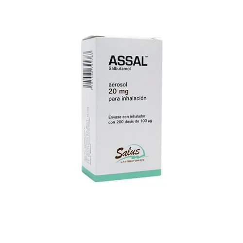 Comprar Assal 100 Mcg Con 200 Dosis De Solución Inhalable