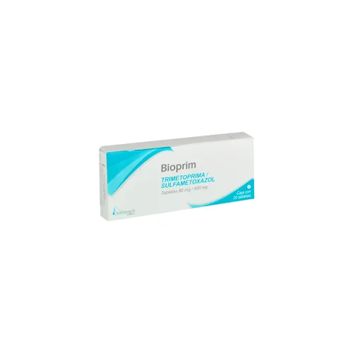 Comprar Bioprim 80/400 Mg Con 20 Tabletas