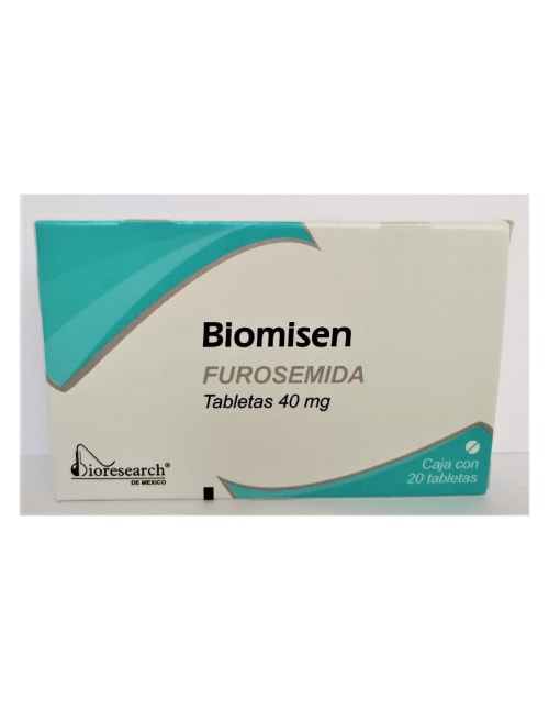 Comprar Biomisen 40 Mg Con 20 Tabletas