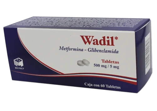 Comprar Wadil 500/5 Mg Con 60 Tabletas