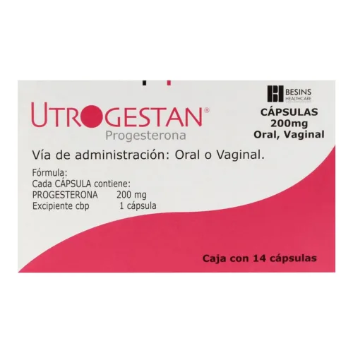 Comprar Utrogestan 200 Mg Con 14 CÁPsulas