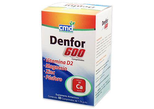 Comprar Denfort 600 Suplemento Alimenticio Con 60 Comprimidos