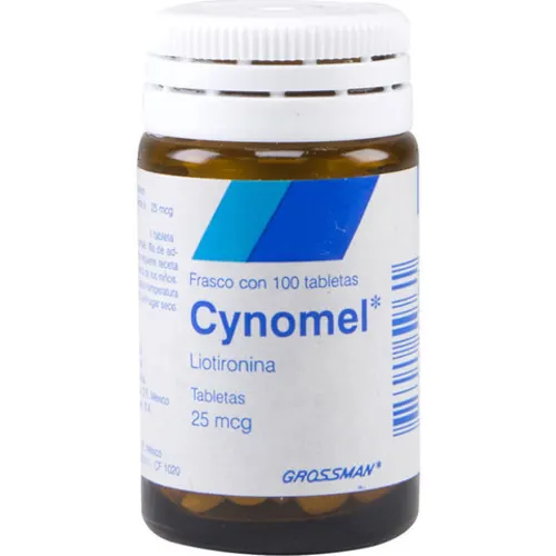 Comprar Cynomel 25 Mcg Con 100 Tabletas