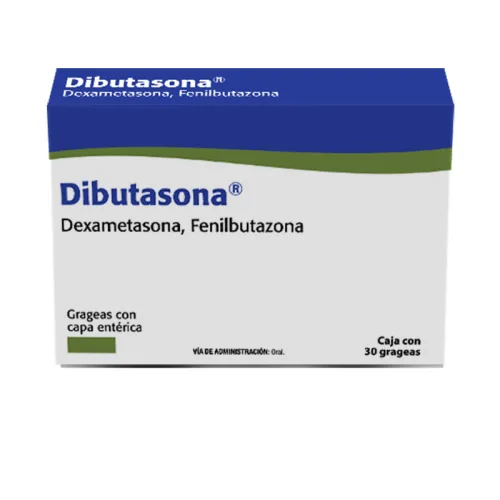 Comprar Dibutasona 0.5/100 Mg Con 30 Grageas