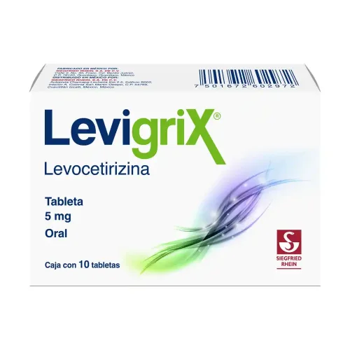 Levigrix 5 Mg Con 10 Tabletas