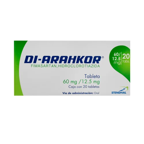 Comprar Di Arahkor 60/12.5 Mg Con 20 Tabletas