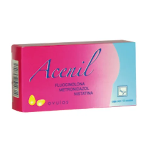 Comprar Acenil 0.5 Mg/100 000 000 Ui/500 Mg Con 10 Óvulos