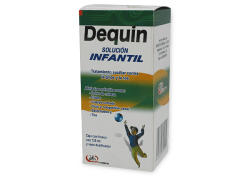 Dequin 1 jarabe 100mg/120 ml precio