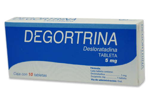 Comprar Degortrina 5 Mg 10 Tabletas