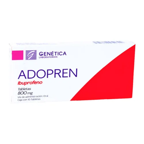 Comprar Adopren 800 Mg Con 10 Tabletas