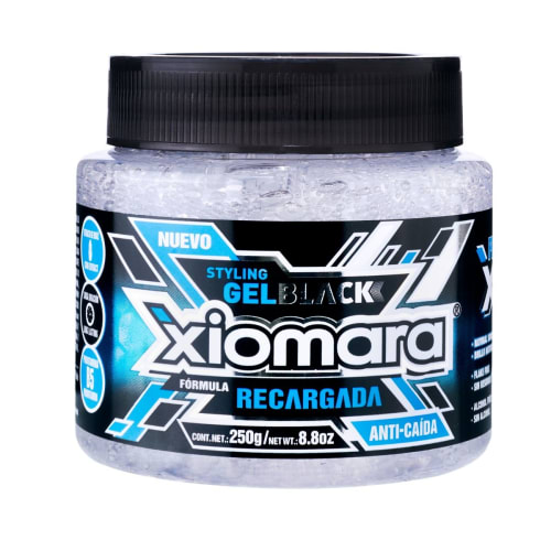 Xiomara Black Recargada Gel Para El Cabello Con 250 G