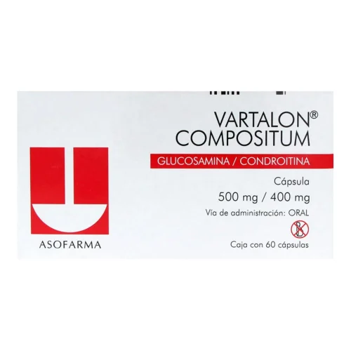 Comprar Vartalon Compositum 500/400 Mg Con 60 CÁPsulas