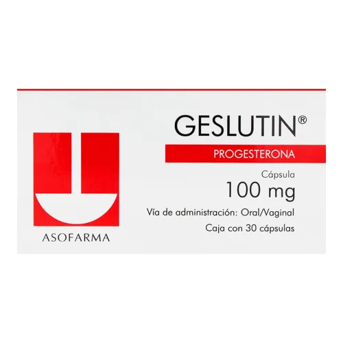 Comprar Geslutin 100 Mg Con 30 Perlas