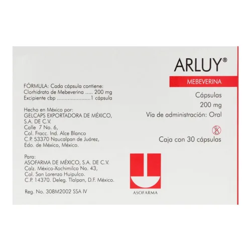 Arluy 200 Mg Con 30 Cápsulas