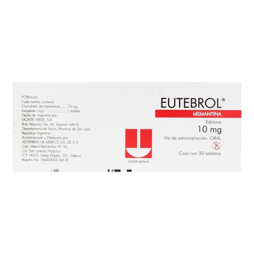 Comprar Eutebrol 10 Mg Con 30 Tabletas