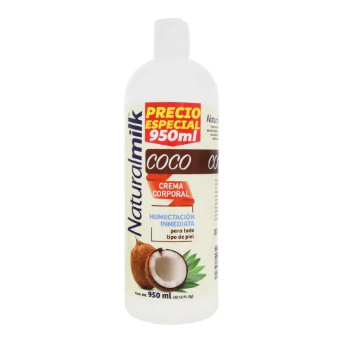 Comprar Crema corporal naturalmilk coco 950 ml.