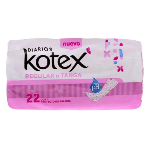 Kotex Pantiprotectores Regulares 22 Piezas