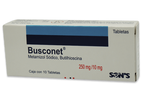 Comprar Busconet 250/10 Mg Con 10 Tabletas