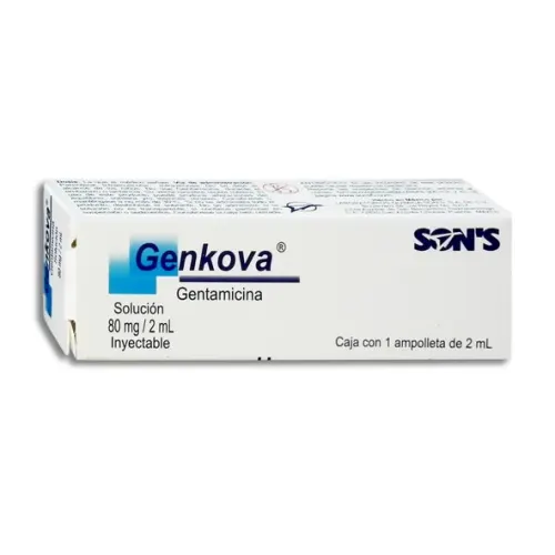 Comprar Genkova 80 Mg Solución Inyectable Con 1 Ampolleta