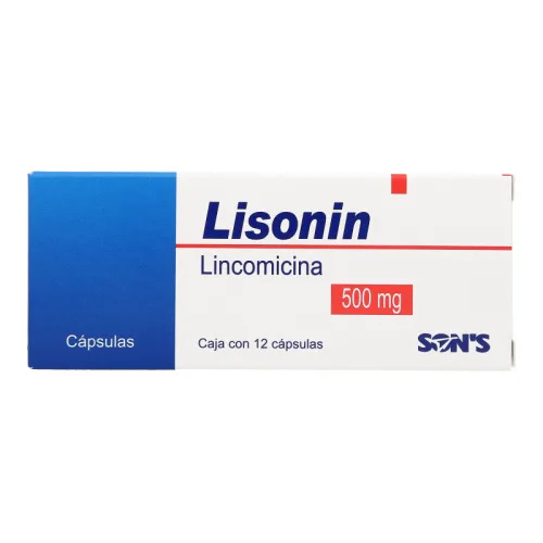 Comprar Lisonin 500 Mg Con 12 CÁPsulas