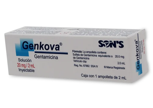 Comprar Genkova 20 Mg Solución Inyectable Con 1 Ampolleta