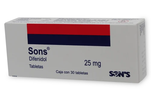 Comprar Sons 25 Mg Con 30 Tabletas