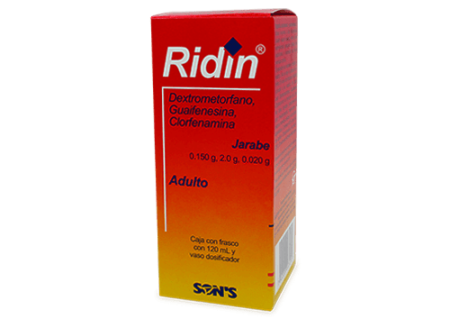 Ridin adulto 1 jarabe 7.5/1/100mg/5/120 ml precio