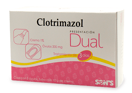 Clotrimazol 200 Mg Con 3 Óvulos + Crema 1%