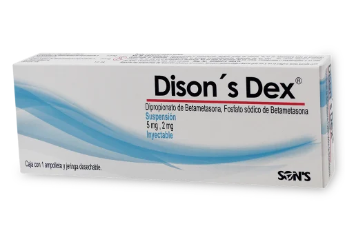 Comprar Disons Dex 5/2 Mg Suspensión Inyectable 1 Ampolleta