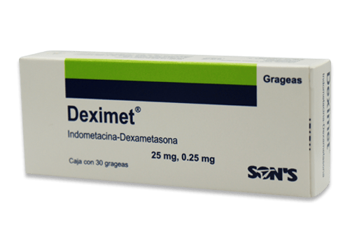 Comprar Deximet 25/0.25 Mg Con 30 Grageas 