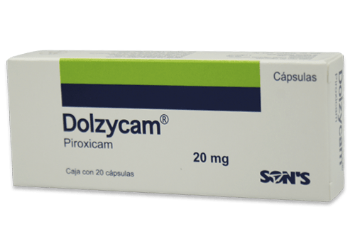 Dolzycam 20 capsulas 20 mg precio