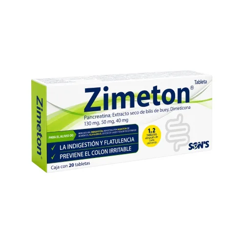 Zimeton 130/50/40 Mg Con 20 Tabletas