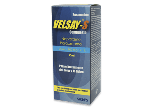 Velsay-s 1 suspensión 125/100 mg/5 ml precio