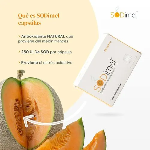 Comprar Sodimel Antioxidantes Suplemento Alimenticio Con 30 Cápsulas.