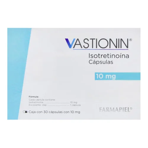Vastionin 10 Mg Con 30 Cápsulas