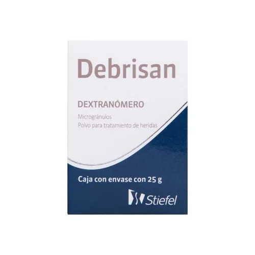 Debrisan Polvo Para Tratamiento De Heridas En Microgránulos Con 25 G