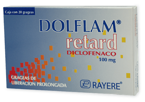 Comprar Dolflam Retard 100 Mg Con 20 Grageas