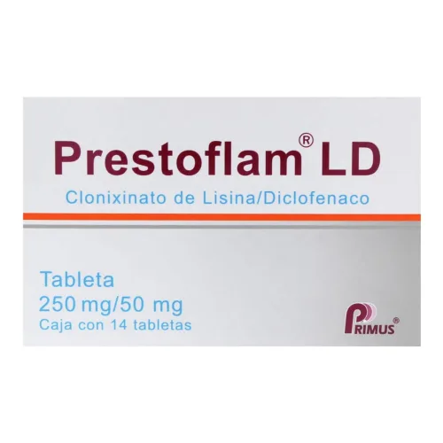 Comprar Prestoflam Ld 250/50 Mg Con 14 Tabletas