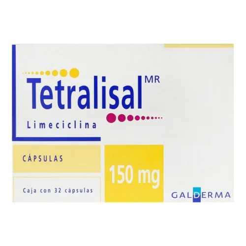 Tetralisal Limeciclina 150 Mg Con 32 Cápsulas