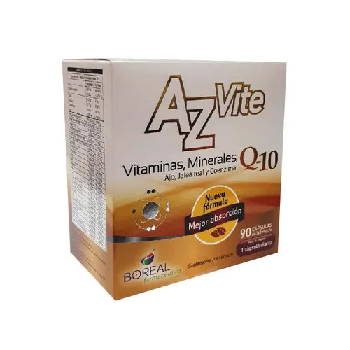 Azvite Vitaminas y Minerales con 90 Cápsulas