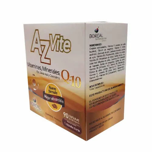 Azvite Vitaminas y Minerales con 90 Cápsulas