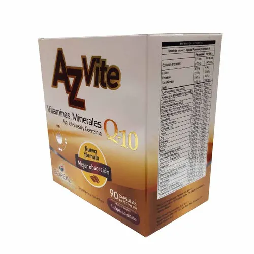 Azvite Vitaminas y Minerales con 90 Cápsulas