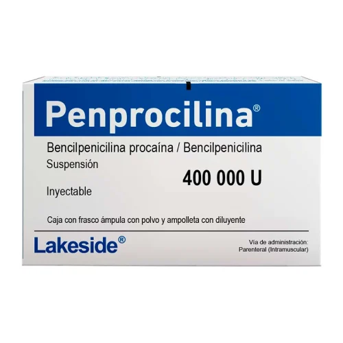 Comprar Penprocilina 400 000 Ui Con 1 Frasco Con ÁMpula